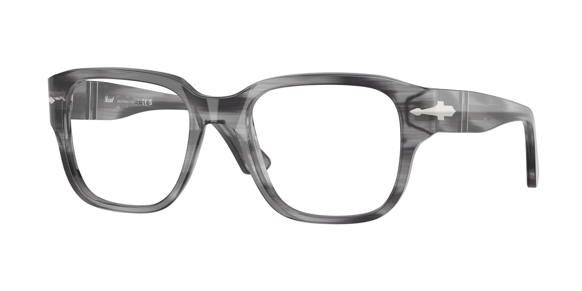 Persol PO3374V Striped Grey Eyeglasses