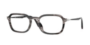 Persol PO3381V Striped Black & Grey Eyeglasses
