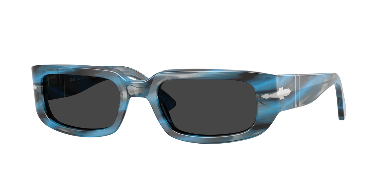 Persol PO3385S Striped Blue And Grey Sunglasses