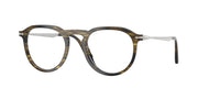 Persol PO3387V Striped Black & Olive Green Eyeglasses