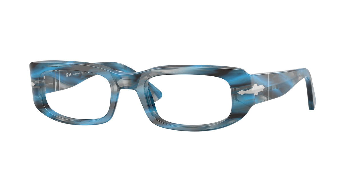 Persol PO3388V Striped Blue And Grey Eyeglasses