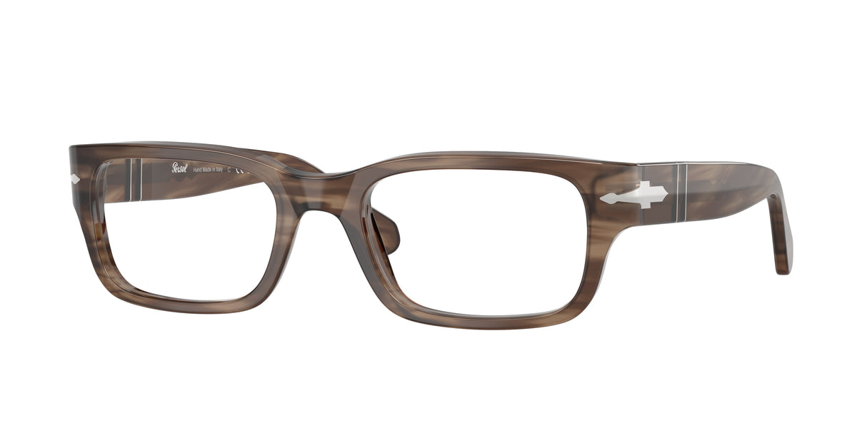 Persol PO3399V Striped Brown Eyeglasses