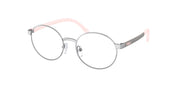 Polo Prep PP8041 Shiny Silver Eyeglasses Kids