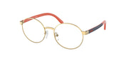 Polo Prep PP8041 Shiny Gold Eyeglasses Kids