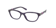 Polo Prep PP8542 Shiny Transparent Purple Eyeglasses Kids