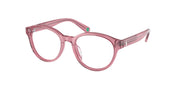 Polo Prep PP8546U Shiny Transparent Rose Eyeglasses Kids