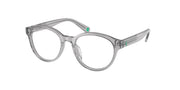 Polo Prep PP8546U Shiny Transparent Grey Eyeglasses Kids