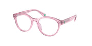 Polo Prep PP8546U Shiny Transparent Pink Eyeglasses Kids