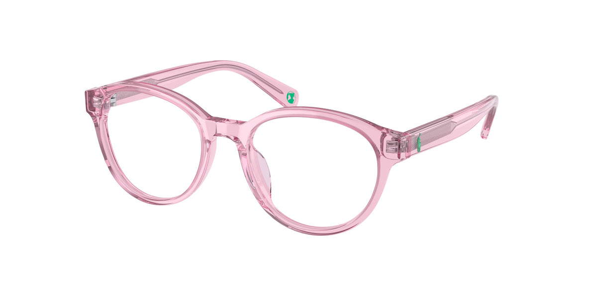 Polo Prep PP8546U Shiny Transparent Pink Eyeglasses Kids