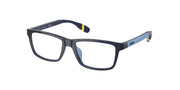 Polo Prep PP8547U Shiny Transparent Navy Blue Eyeglasses Kids