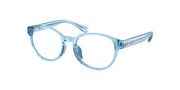 Polo Prep PP8550U Shiny Transparent Blue Eyeglasses Kids