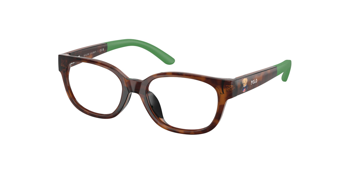 Polo Prep PP8551U Shiny Caramel Havana Eyeglasses Kids