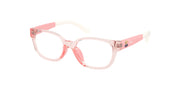 Polo Prep PP8551U Shiny Transparent Pink Eyeglasses Kids