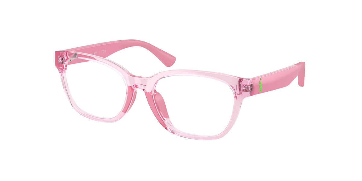 Polo Prep PP8553U Shiny Transparent Violet Eyeglasses Kids