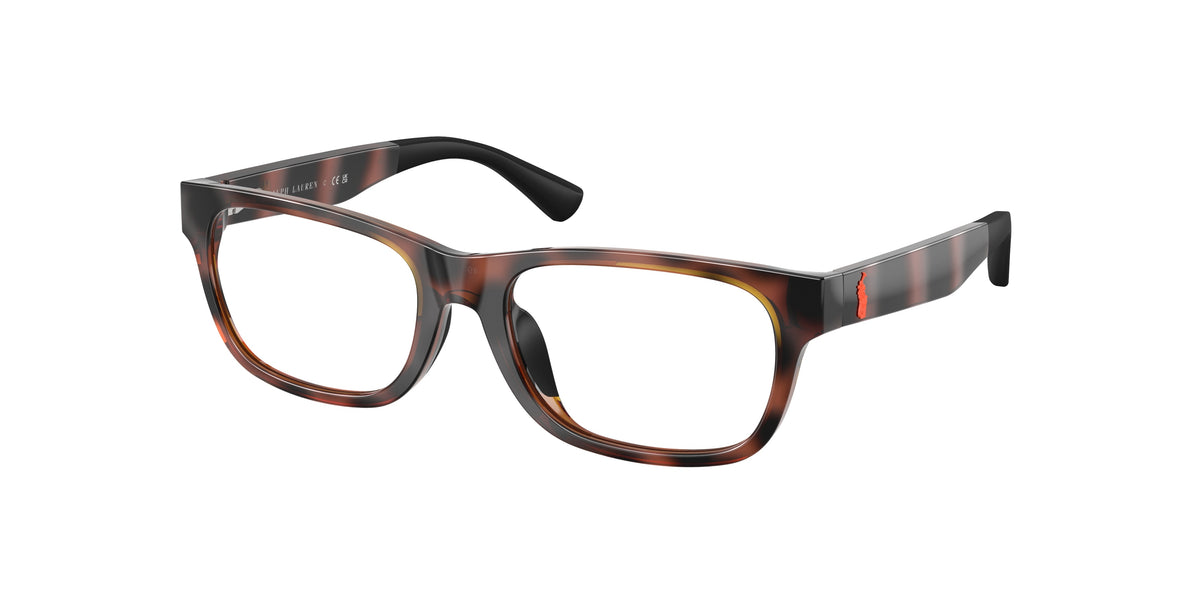 Polo Prep PP8555U Shiny Dark Havana Eyeglasses Kids