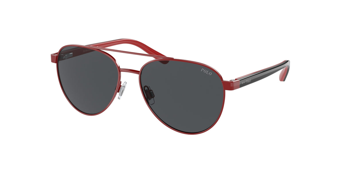 Polo Prep PP9001 Shiny Red Sunglasses Kids