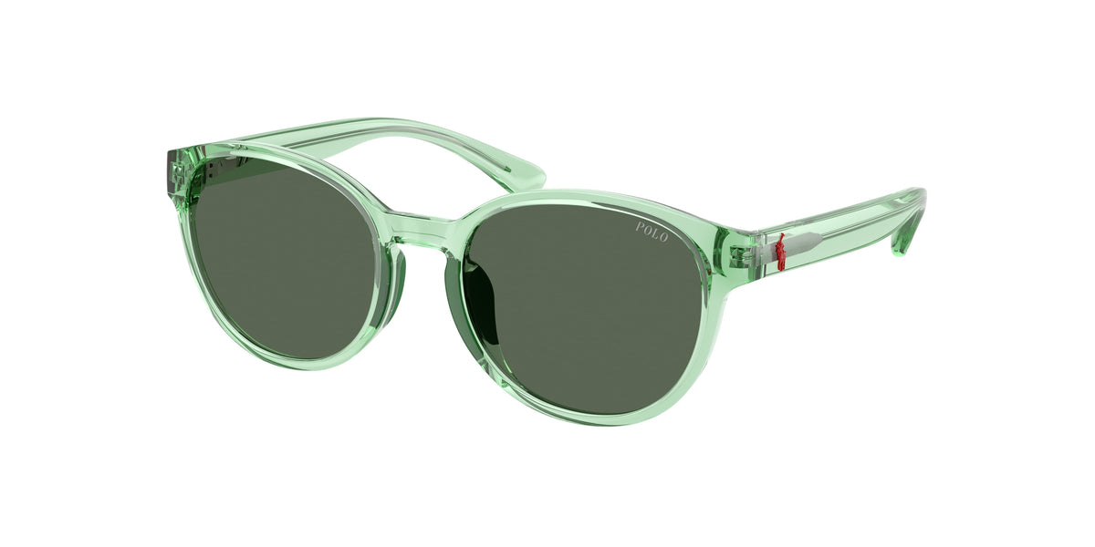 Polo Prep PP9509U Shiny Transparent Light Green Sunglasses Kids