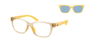 Polo Prep PP9511U Shiny Transparent Light Yellow Sunglasses Kids