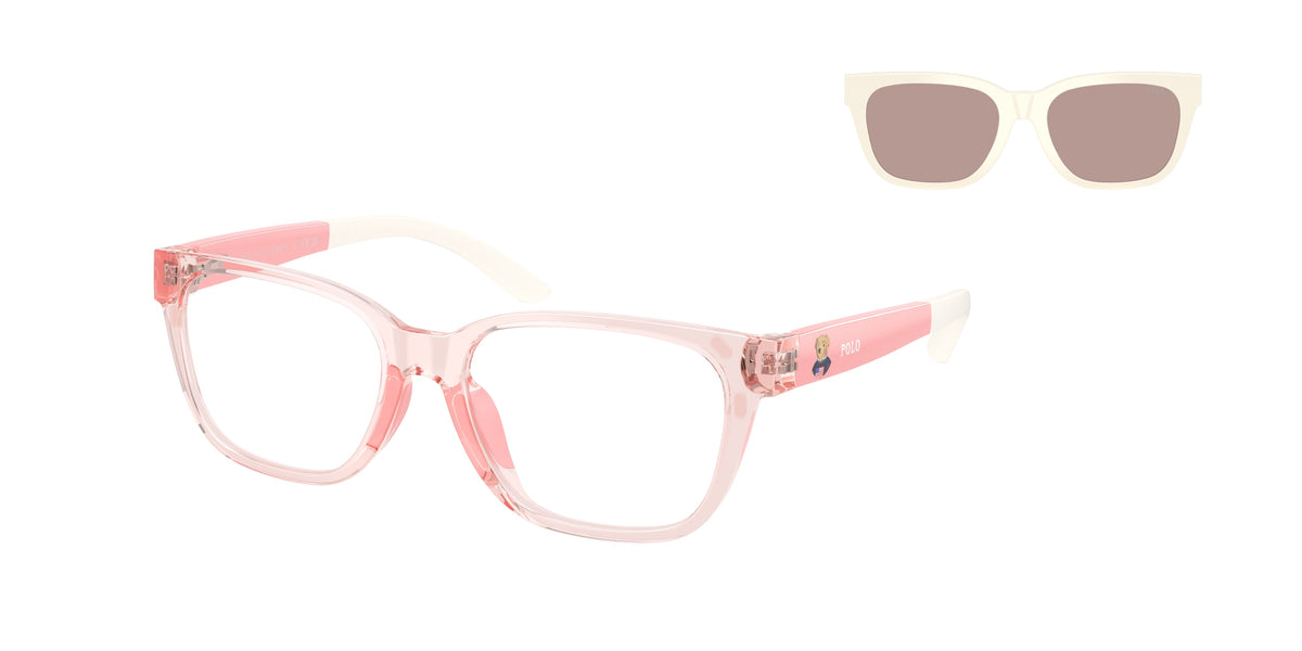 Polo Prep PP9511U Shiny Transparent Pink Sunglasses Kids