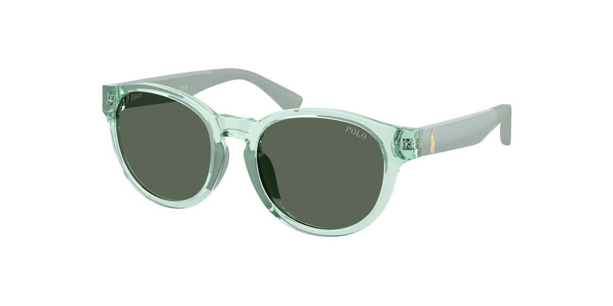 Polo Prep PP9512U Shiny Transparent Light Green Sunglasses Kids