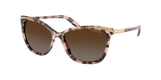 Ralph RA5203 Shiny Pink Tortoise & Gold Sunglasses