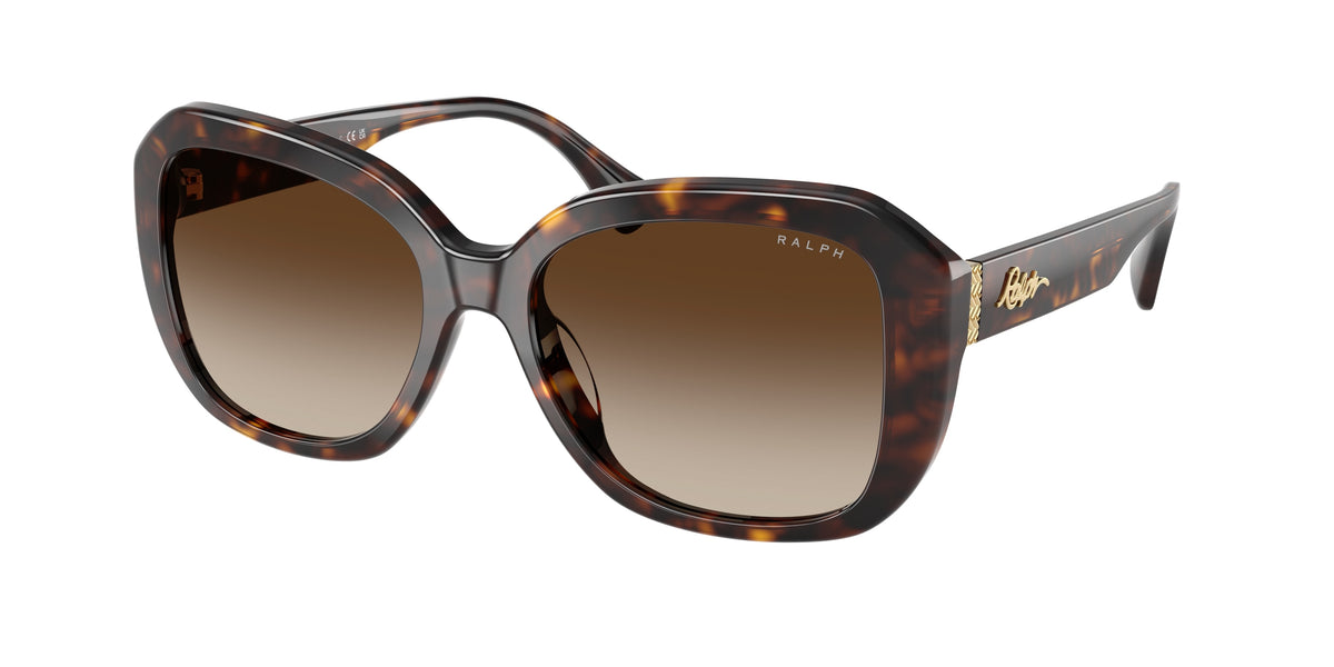 Ralph RA5321U Shiny Brown Havana Sunglasses