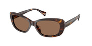 Ralph RA5322U Shiny Dark Havana Sunglasses