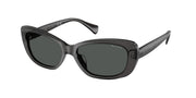 Ralph RA5322U Shiny Transparent Black Sunglasses