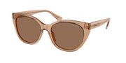 Ralph RA5324U Shiny Transparent Brown Sunglasses