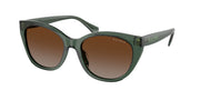 Ralph RA5324U Shiny Transparent Green Sunglasses