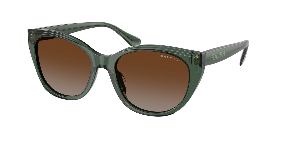 Ralph RA5324U Shiny Transparent Green Sunglasses