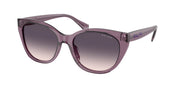 Ralph RA5324U Shiny Transparent Violet Sunglasses