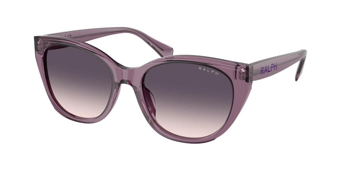 Ralph RA5324U Shiny Transparent Violet Sunglasses