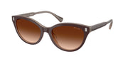 Ralph RA5326U Solid Brown Milky Brown Sunglasses