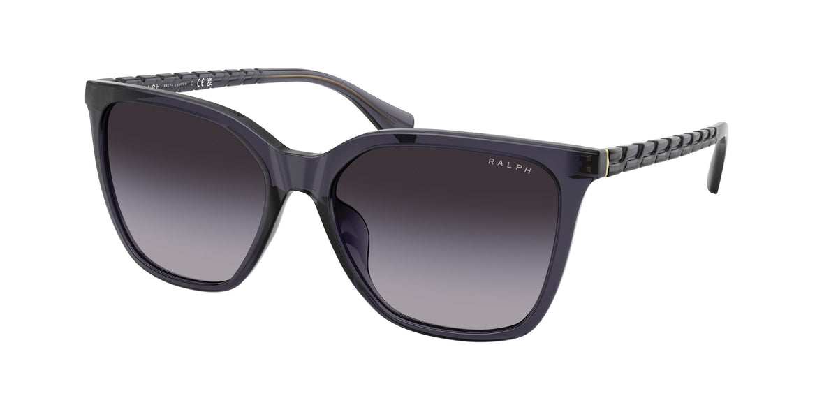 Ralph RA5328U Shiny Transparent Violet Sunglasses