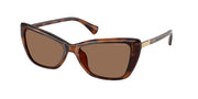 Ralph RA5332U Shiny Dark Havana Sunglasses