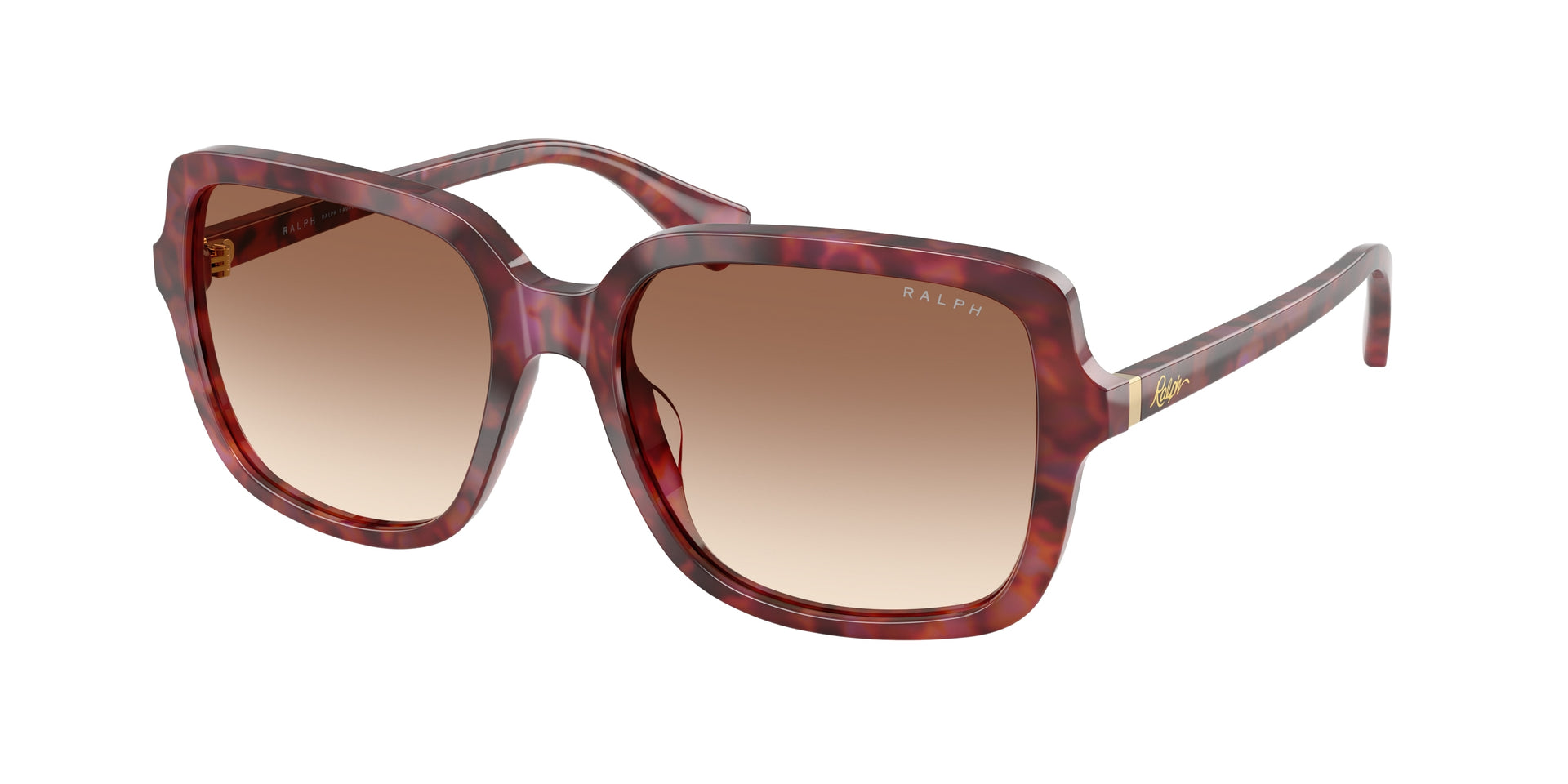Ralph RA5333U Shiny Purple Havana Sunglasses