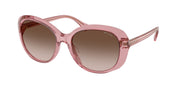 Ralph RA5335U Shiny Transparent Violet Sunglasses