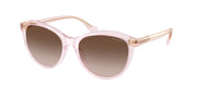 Ralph RA5336U Shiny Transparent Pink Sunglasses