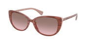 Ralph RA5340U Striped Pink Sunglasses