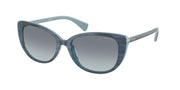 Ralph RA5340U Striped Blue Sunglasses