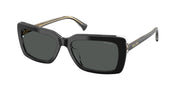 Ralph RA5342U Shiny Black On Transparent Sunglasses