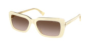 Ralph RA5342U Beige On Transparent Sunglasses