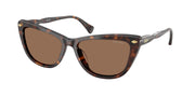 Ralph RA5346U Shiny Dark Havana Sunglasses