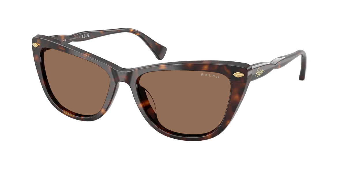 Ralph RA5346U Shiny Dark Havana Sunglasses
