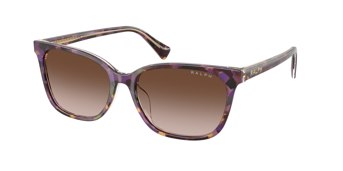 Ralph RA5348U Violet Havana/Transparent Sunglasses