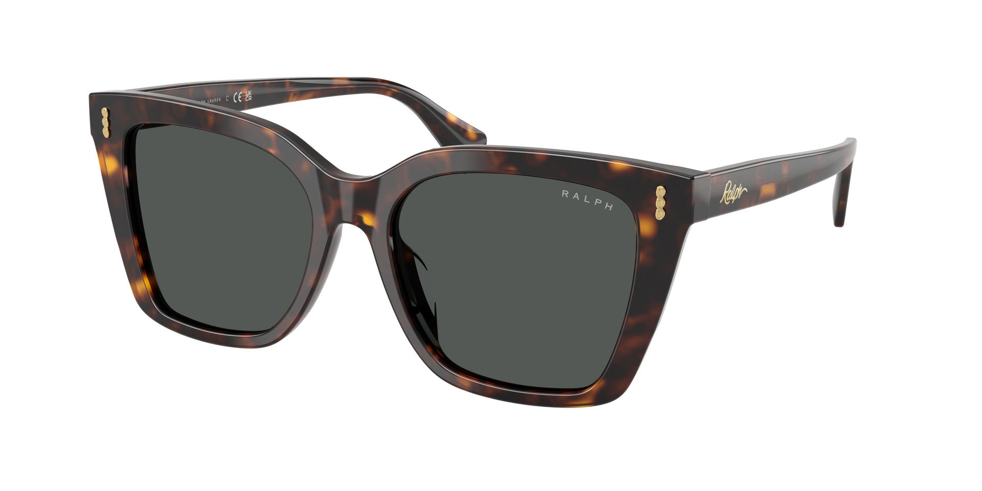 Ralph RA5349U Shiny Dark Havana Sunglasses