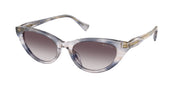 Ralph RA5352U Striped Grey Sunglasses
