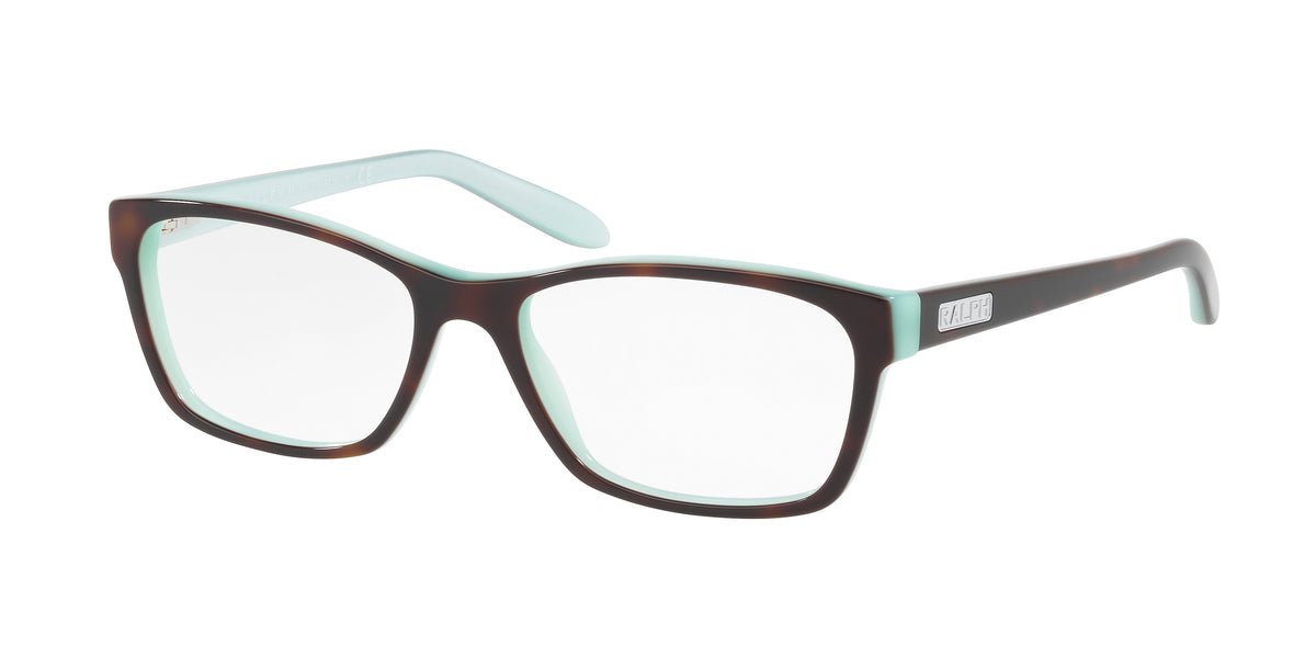Ralph RA7039 Shiny Havana On Acquamarine Eyeglasses