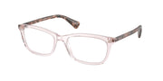 Ralph RA7089 Shiny Transparent Rose Eyeglasses